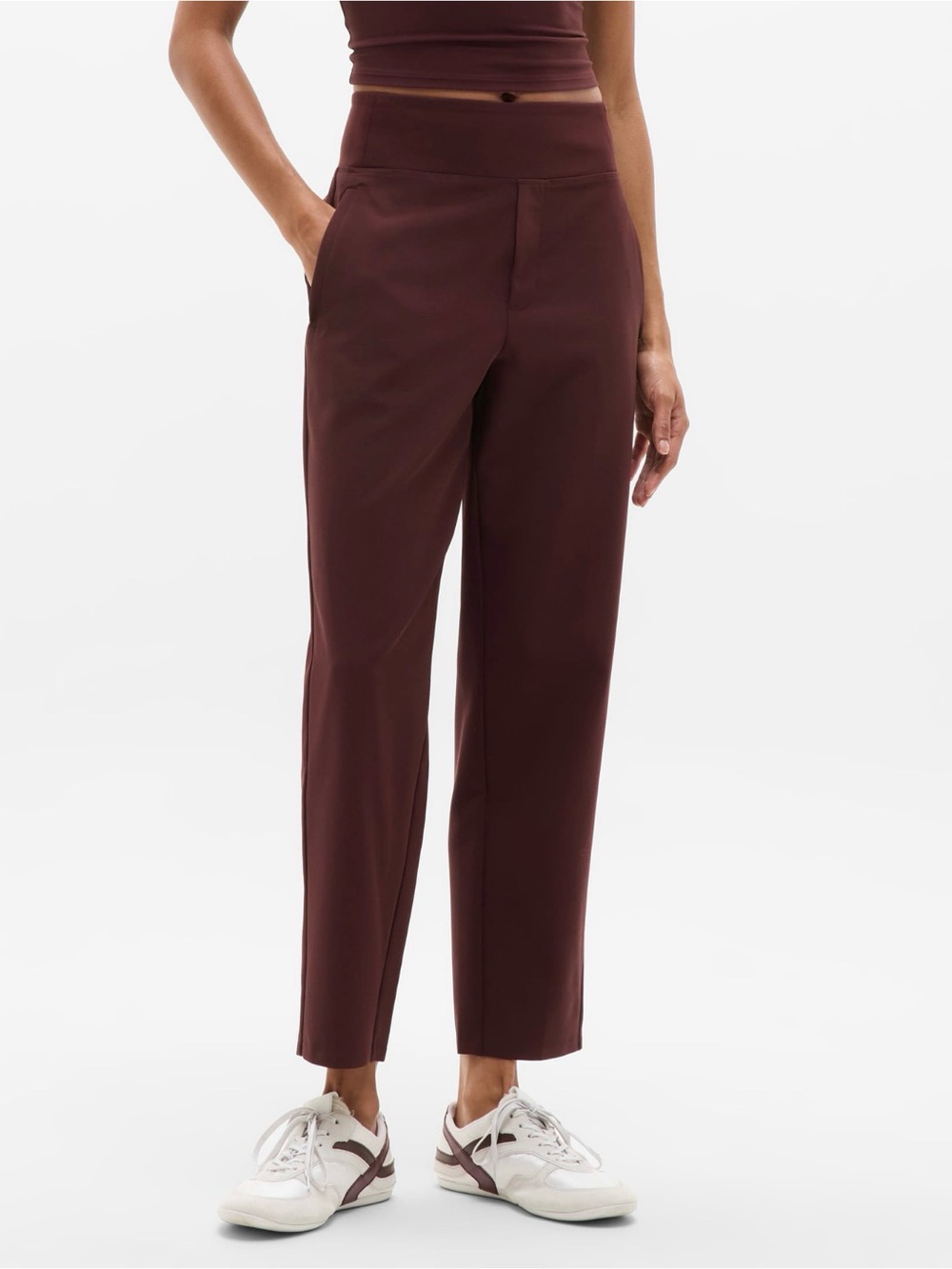 Athleta Endless High Rise Pant | Garnet “dark Maroon” #533636
